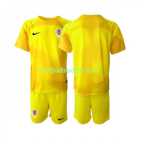 Tenue Croatie Gardien Enfant Domicile World Cup 2022 Maillot de Foot